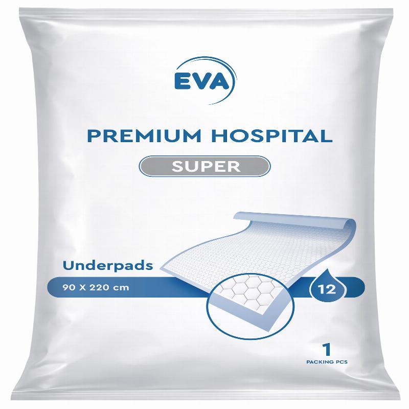 Пелюшки EVA premium hospital Super, 220x90
